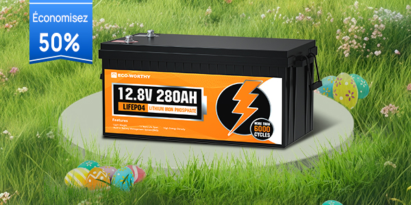 Batterie lithium LiFePO4 12V 280Ah